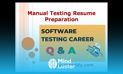 Manual Testing Resume Preparation G C Reddy Software Testing