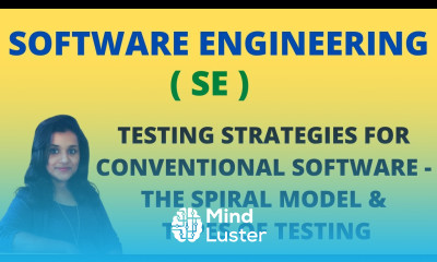 Testing Strategies for Conventional Software The Spiral Model and Types Of Testing SE