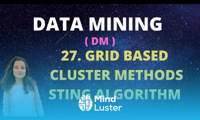 27 Grid Based Clustering STING Algorithm DM