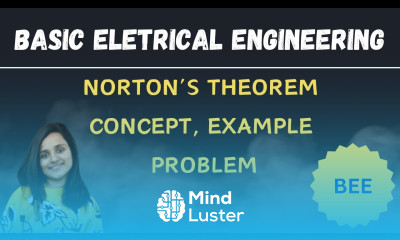Norton s Theorem in BEE Concept and Example Problem Lec 11 BEE