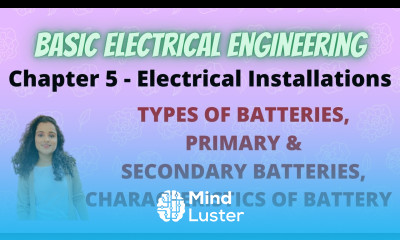 Batteries Types Primary Secondary Batteries Characteristics Of Batteries BEE