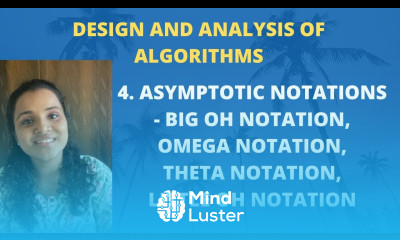 4 Asymptotic Notations Big Oh Omega Theta Little Oh Notation DAA