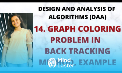 Graph Coloring Problem in Back Tracking Method Example L 14 DAA