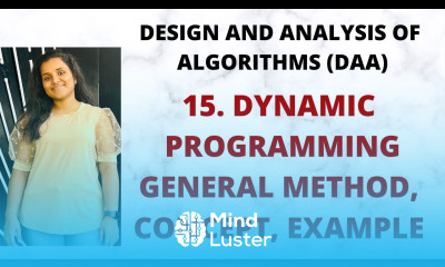 Dynamic Programming General Method Example Applications L 15 DAA