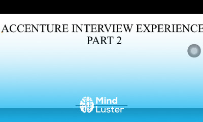 ACCENTURE INTERVIEW EXPERIENCE PART 2 15 MAY 2021