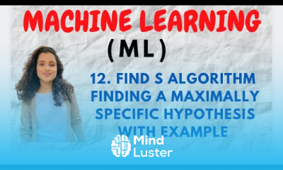 12 Find S Algorithm Finding A Maximally Specific Hypothesis With Example ML