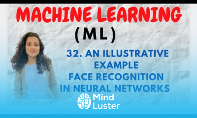 32 An Illustrative Example Face Recognition in Neural Networks ML