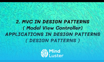 2 MVC In Design Patterns Model View Controller Applications in Design Patterns DP
