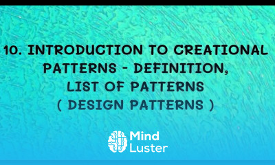 10 Introduction To Creational Patterns Definition List Of Patterns DP
