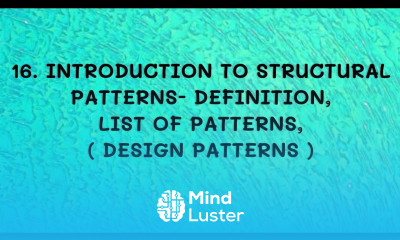 16 Introduction To Structural Patterns Definition List Of Patterns DP