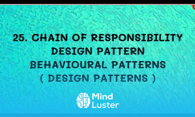 25 Chain Of Responsibility Design Pattern Behavioural Patterns DP