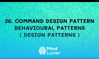 26 Command Design Pattern Behavioural Patterns DP