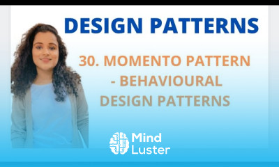 30 Memento Design Pattern Behavioural Patterns DP