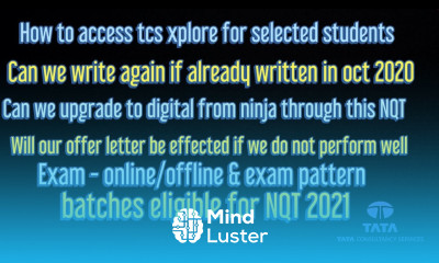 STEPS TO ACCESS TCS XPLORE ALL DOUBTS ABOUT TCS NQT 2021 FEB ARE CLEARED MUST WATCH
