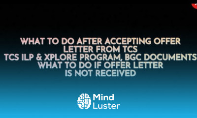 WHAT TO DO AFTER ACCEPTING TCS OFFER LETTER TCS ILP XPLORE BGC CHECK OFFER LETTER NOT RECEIVED