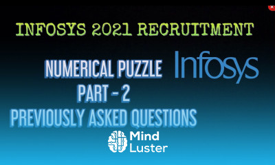 INFOSYS 2021 NUMERICAL PUZZLE PART 2 PREVIOUSLY ASKED QUESTIONS