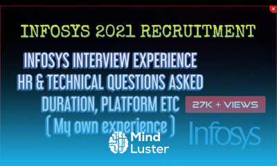 INFOSYS INTERVIEW EXPERIENCE 24 April 2021 Technical HR round questions asked Duration ETC