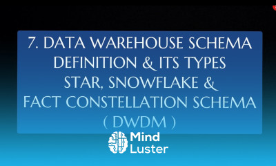 7 Data Warehouse Schema Definition Types Star Snowflake Fact Constellation Schema DWDM