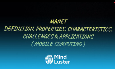 MANET Definition Properties Characteristics Challenges Applications MC
