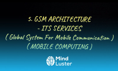 5 GSM Global System For Mobile Communication Architecture Services Provided by GSM MC
