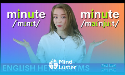 Learn the English Heteronym MINUTE with Pronunciation and Practice Sentences