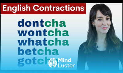 Learn English Contractions using YOU Grammar and Pronunciation