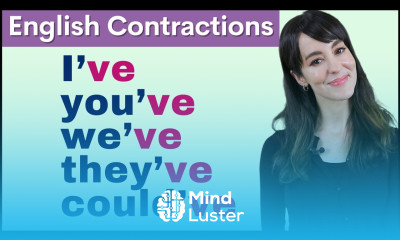 Learn English Contractions using HAVE Grammar and Pronunciation