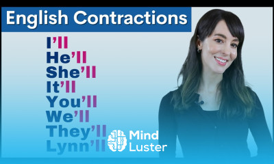 Learn Contractions using WILL Pronunciation and Grammar