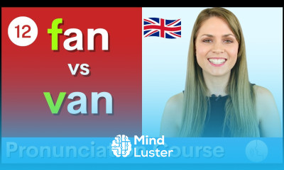 Practice Your English Pronunciation f vs v Sounds Course 12