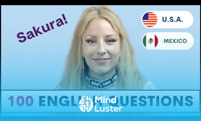 100 English Questions with Sakura English Interview with a model in Korea