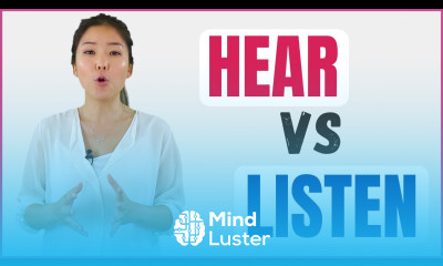 HEAR vs LISTEN Difference Meaning Example Sentences Learn English Vocabulary