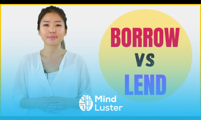 BORROW vs LEND Learn Meanings and Differences with Example English Sentences