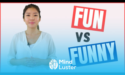 FUN vs FUNNY Difference Meaning Example Sentences Learn English Vocabulary