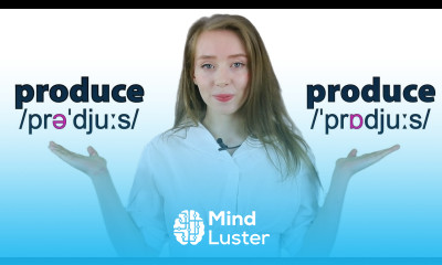 Produce vs Produce Learn English Heteronyms