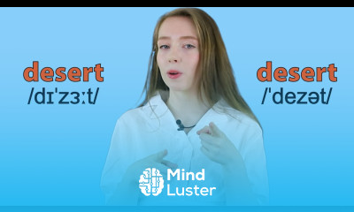 Desert vs Desert Learn English Heteronyms Vocabulary and Listening Practice