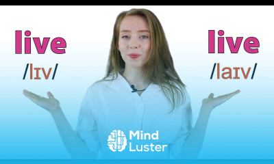 Live vs Live Heteronym Improve Your English Vocabulary and Pronunciation