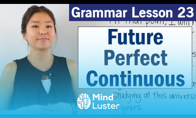 Learn Future Perfect Continuous Tense Basic English Grammar Course
