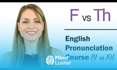 How to Pronounce F and Th θ Consonant Sounds Learn English Pronunciation Course