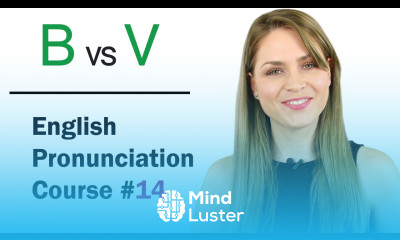 B vs V Consonant Sounds Learn English Pronunciation Course 42 Words