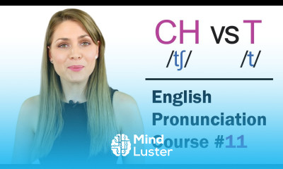 CH ʧ vs T t Consonant Sounds Learn English Pronunciation Course 128 Words