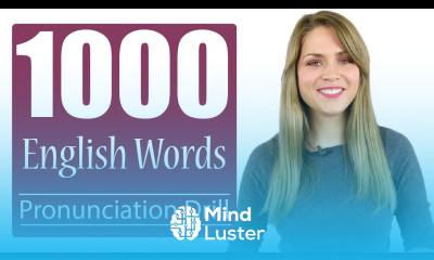 1000 Most Common English Words Practice British Pronunciation Vocabulary Drill