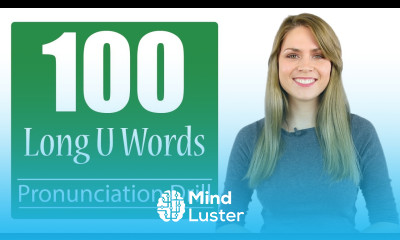 100 Words Long U Vowel Sound uː English Pronunciation Drill and Practice