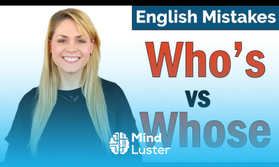 Who s vs Whose Common English Vocabulary Mistake