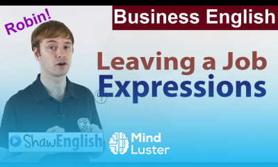 Business English Leaving a Job Expressions