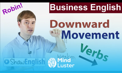 Business English Downward Movement Verbs