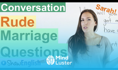 Rude English Marriage Questions