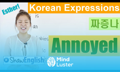 Korean Expressions 짜증나 Annoyed