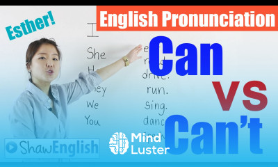 English Pronunciation Can vs Can t