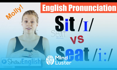English Pronunciation Sit ɪ vs Seat i