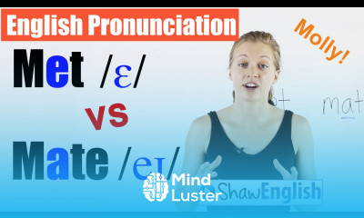 English Pronunciation Met ɛ vs Mate eɪ